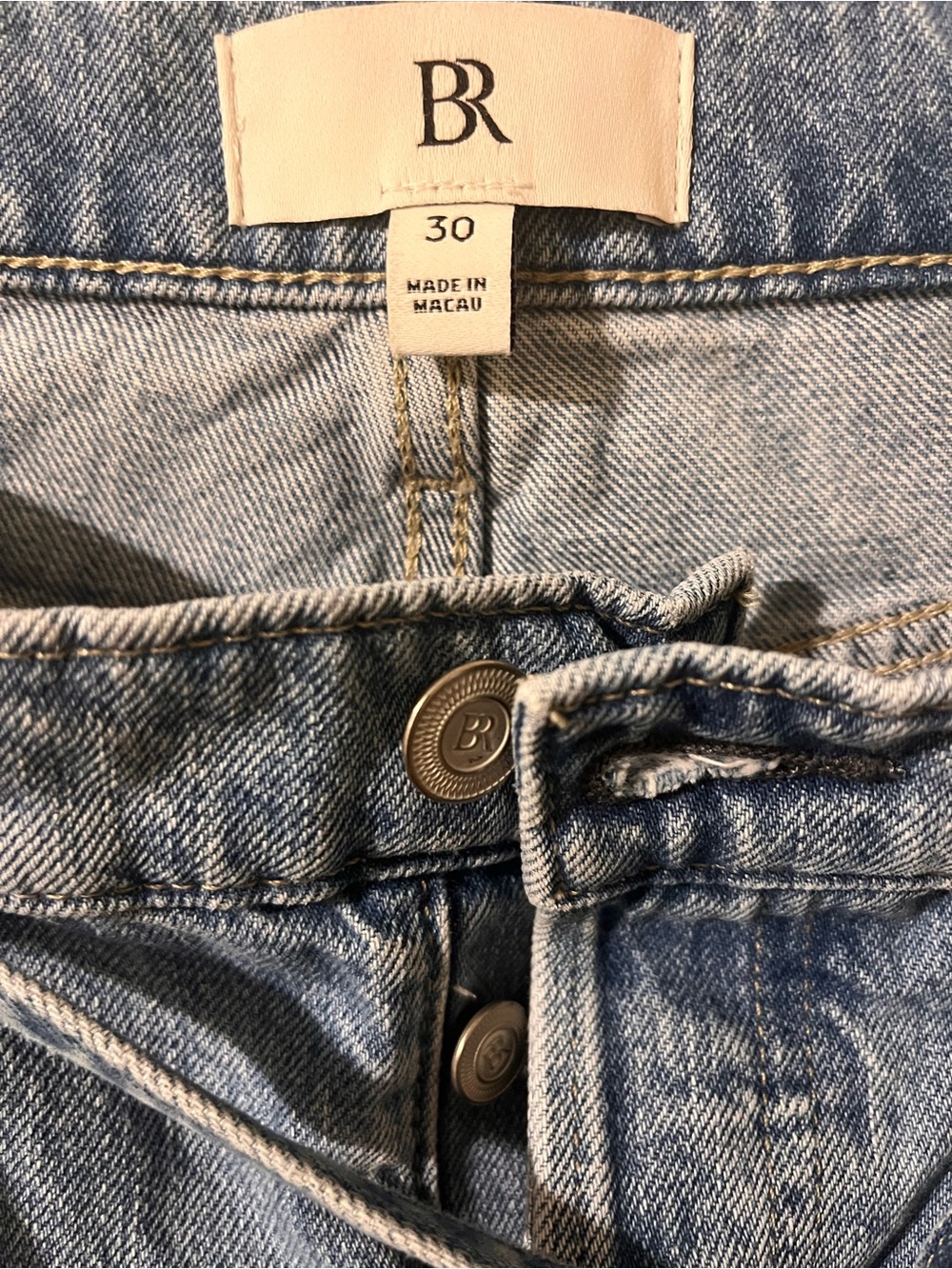 BR Light Wash Denim Jeans - Size 30